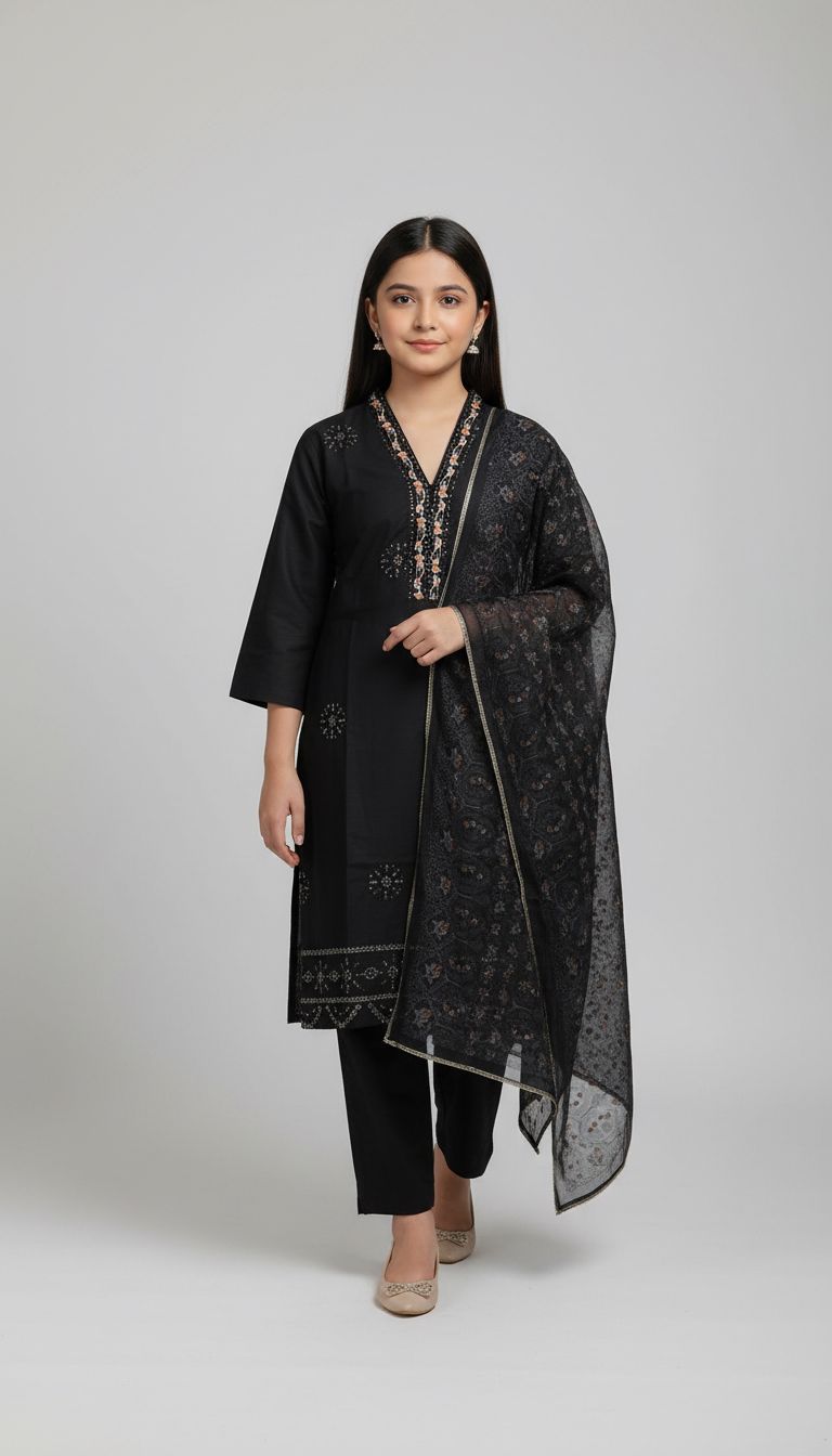 Classic Embroidered Eastern Suit