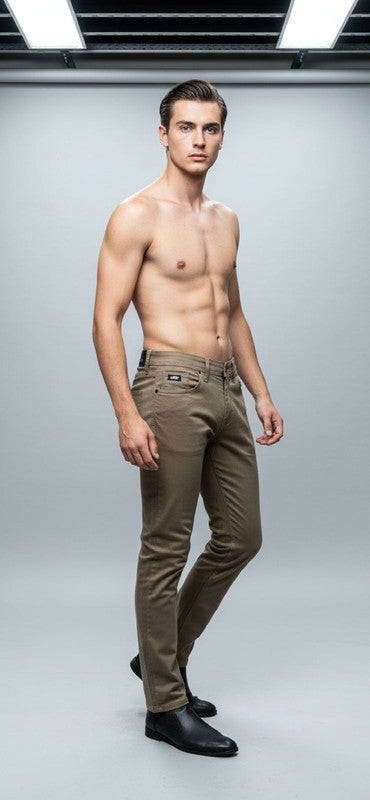 Men's Stretchable Cotton Pants - Charcoal Grey | Modern Workwear