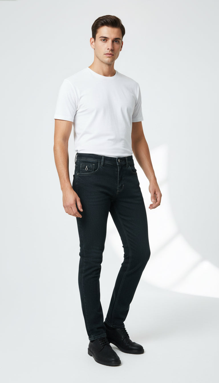 Men's solid Jeans