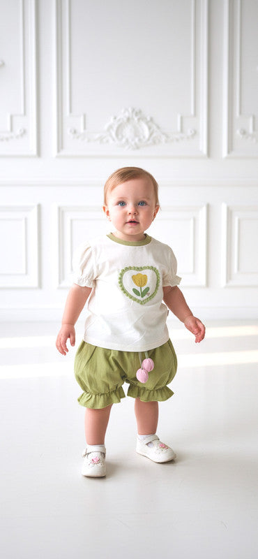 Kids Fun Cartoon Print Everyday Outfit