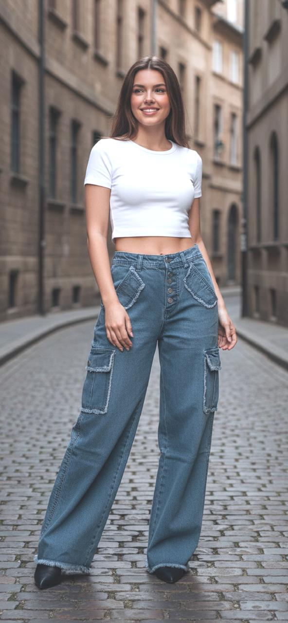 Chic Utility Statement Cargo