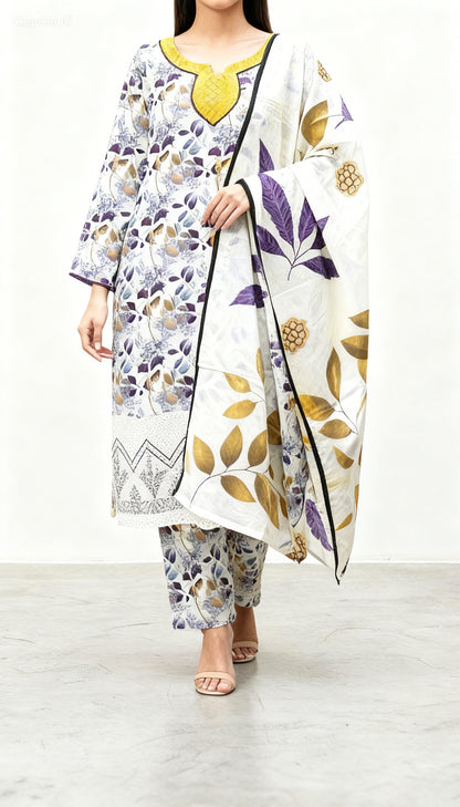 Lawn 3-Piece Suit