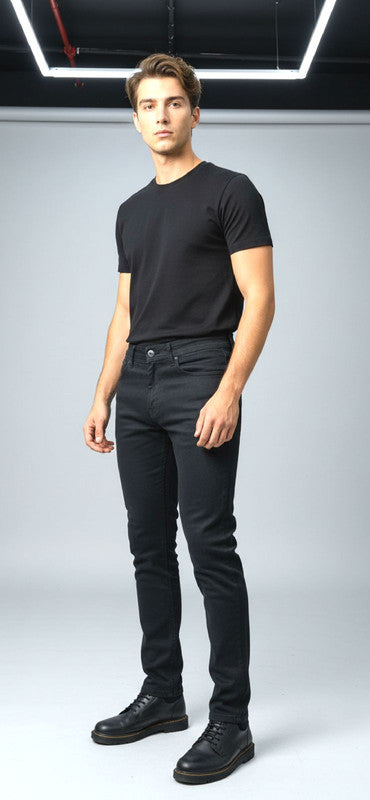 Men's Premium Cotton Chinos - Navy Blue | Karachi Style Essentials