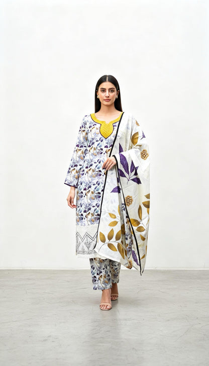 Lawn 3-Piece Suit
