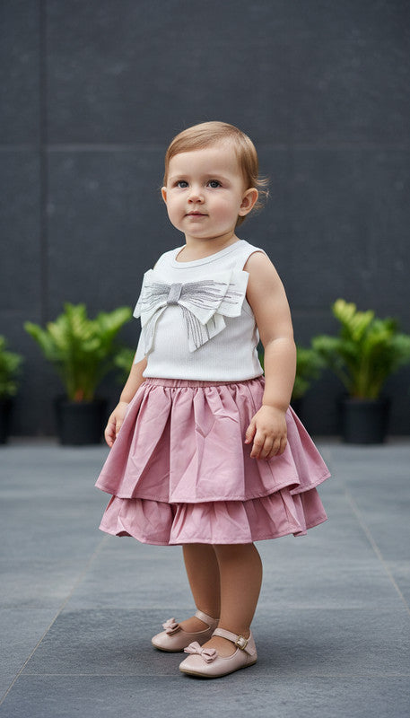 Toddler Casual Striped Cotton Two-Piece Outfit