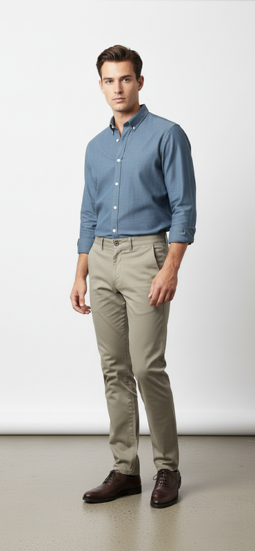 Distressed Azure Denim