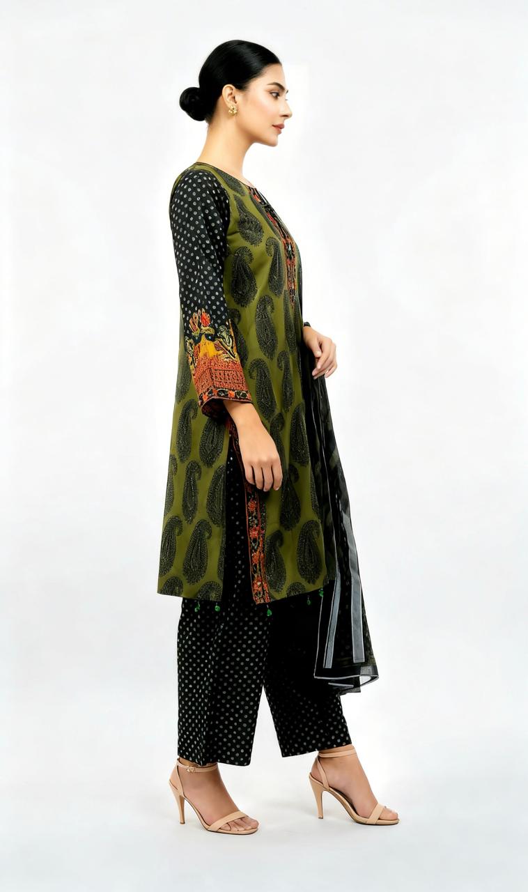 Luxury Embroidered Suit