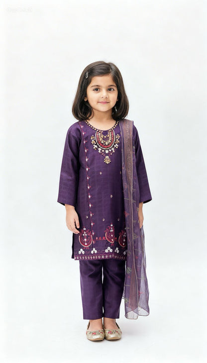 Premium Embroidered Suit – Festive Collection