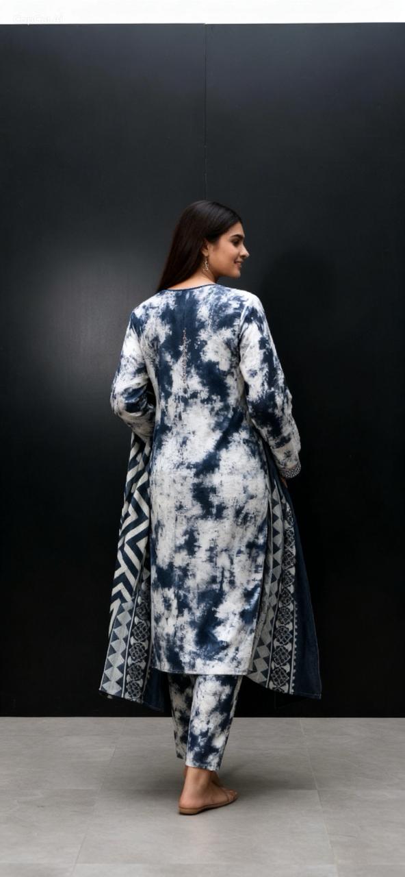 Tie & Dye Chicken Kari Suit