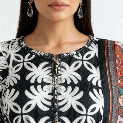 Regal Lace Embellished Suit