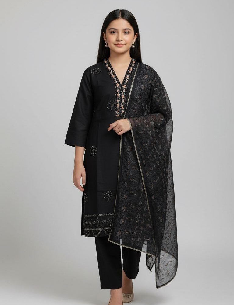 Classic Embroidered Eastern Suit