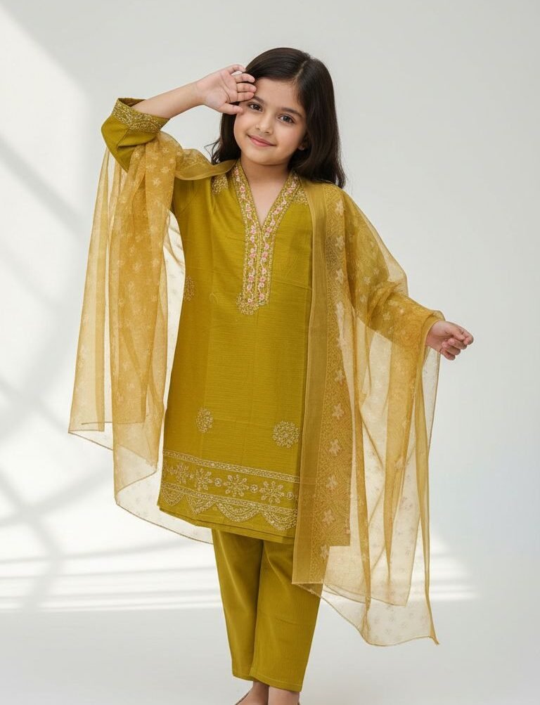 Embroidered Festive Eastern Suit