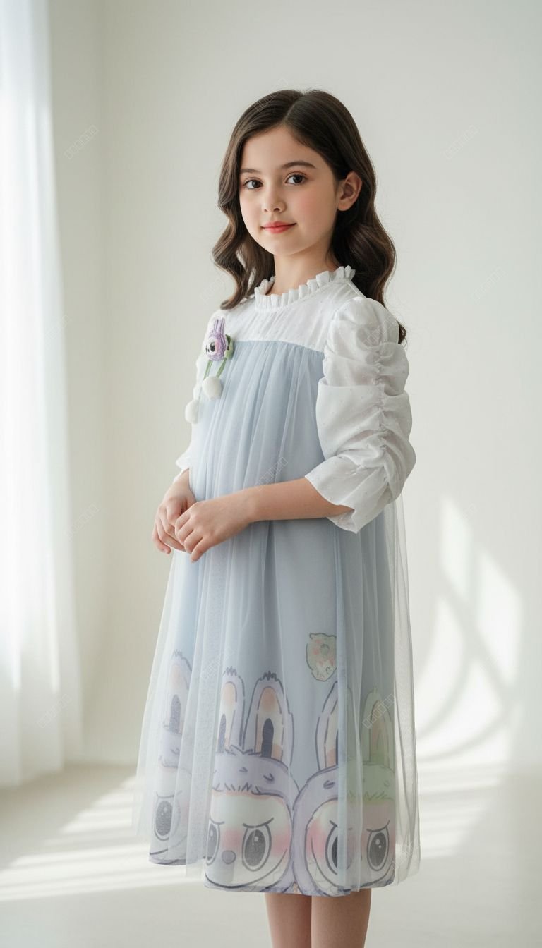 Labubu Girls Formal &p; Party Frock