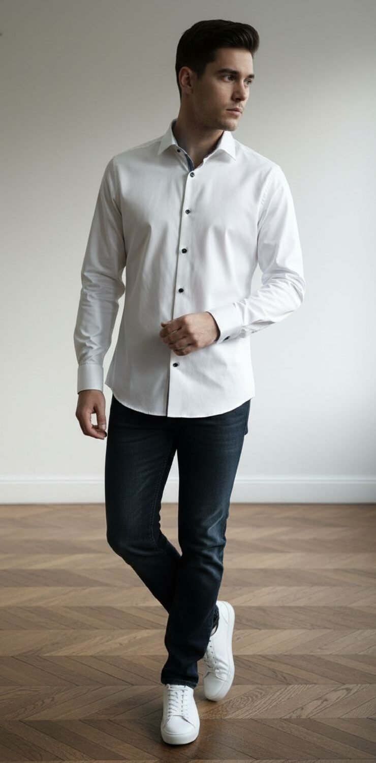 Refined Comfort – Men’s Formal & Casual Shirt